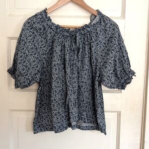 Doen Delores Blouse in Ditsy Floral by Liberty